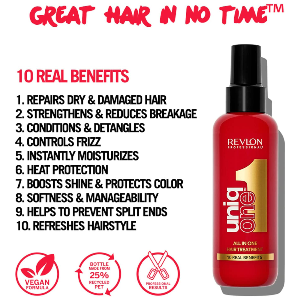 Revlon UniqONE Professional Leave In Conditioner 150ml Revlon UniqONE Professional Leave In Conditioner 150ml