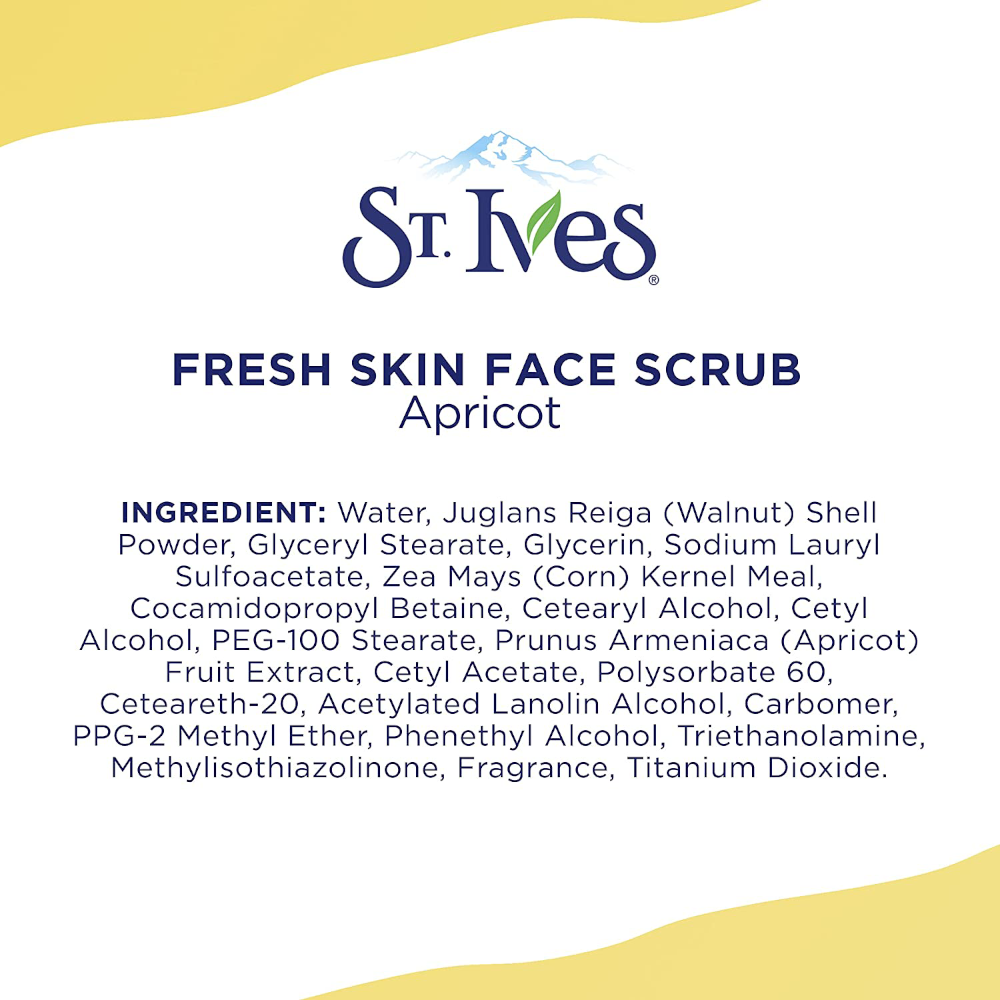 St. Ives Invigorating Apricot Facial Scrub 150 ml | D-N Mart St. Ives Invigorating Apricot Facial Scrub 150 ml | D-N Mart