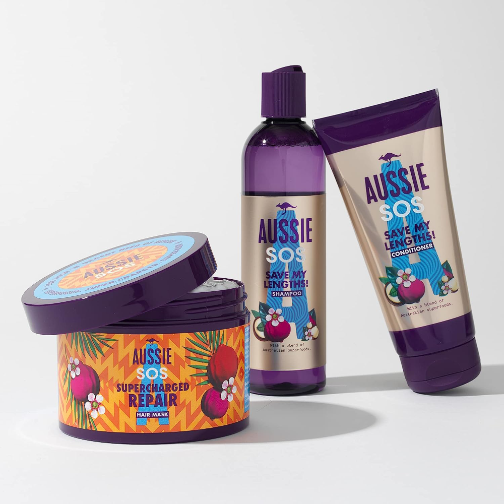 Aussie SOS Repair Hair Mask For Dry Damaged Hair 450 ML | D-N Mart