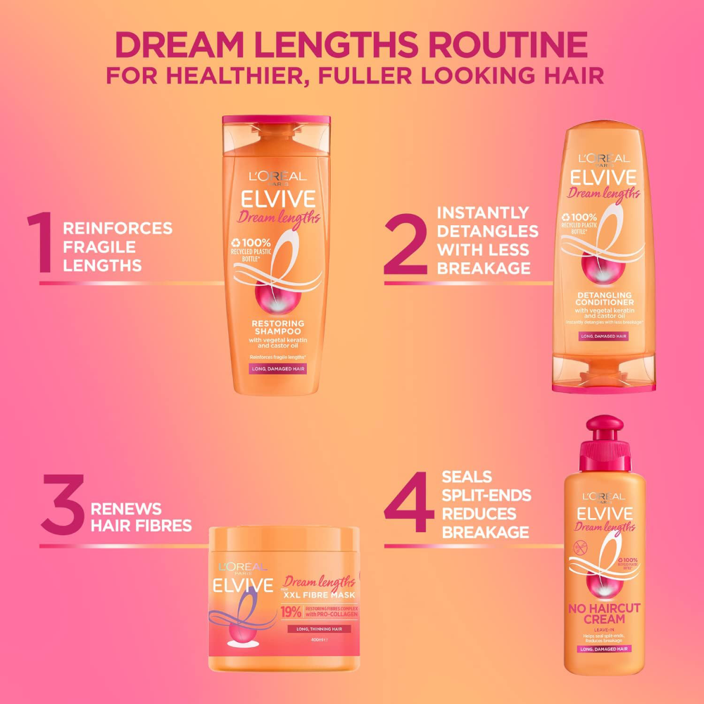 L'Oréal Paris Elvive XXL Fibre Mask 400 ML | D-N Mart