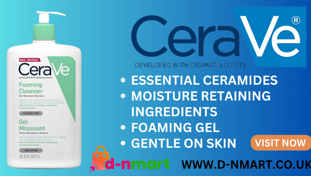 CeraVe Foaming Cleanser For Normal to Oily Skin | D-NMart