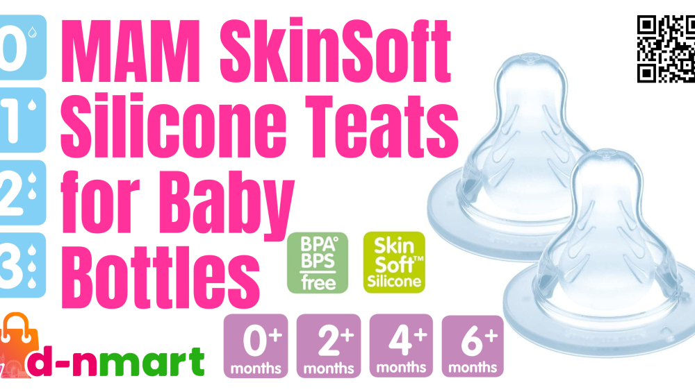 MAM SkinSoft Silicone Teats for Baby Bottles | D-NMart