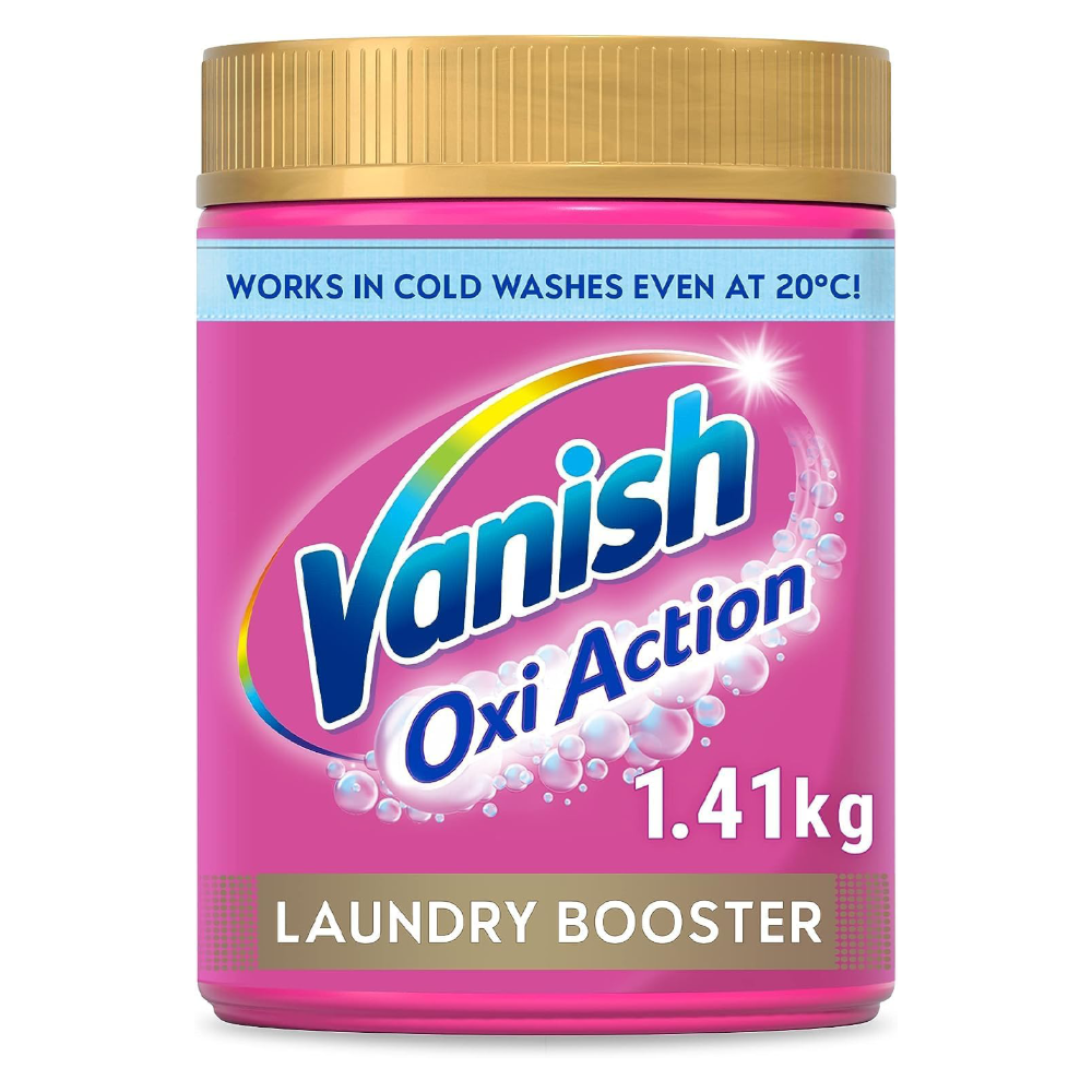 Vanish Gold Oxi Action Laundry Booster and Stain Remover Powder for Colours 1.41 kg Vanish Gold Oxi Action Laundry Booster and Stain Remover Powder for Colours 1.41 kg
