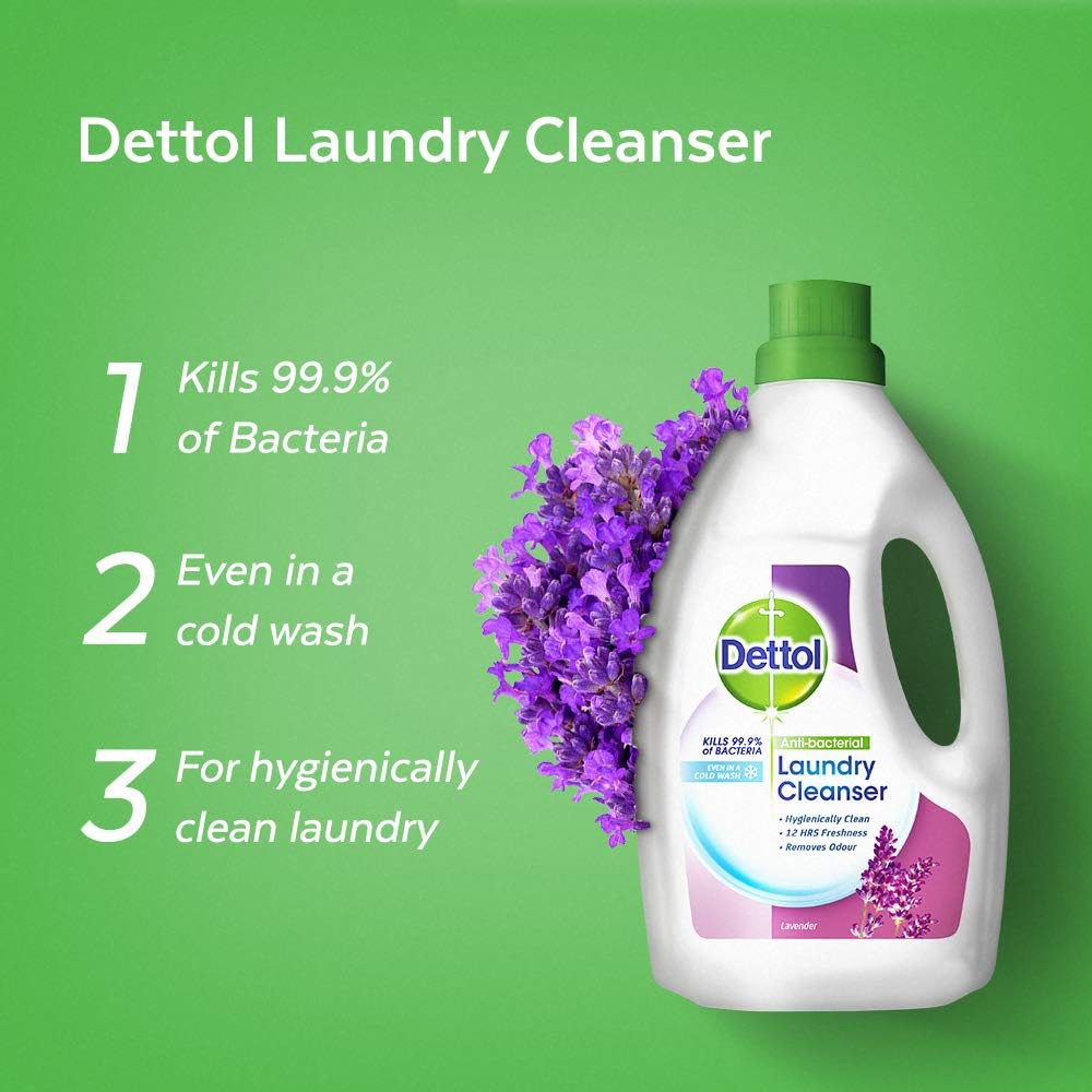 Dettol Antibacterial Laundry Cleanser Lavender 1.5L