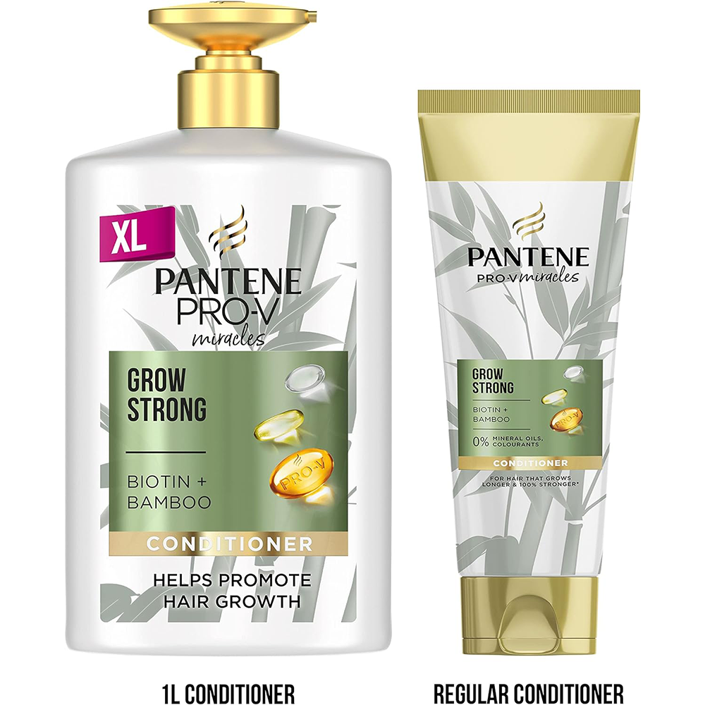 Pantene Grow Strong Conditioner with Biotin and Bamboo 1L Pantene Grow Strong Conditioner with Biotin and Bamboo 1L